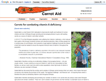 Tablet Screenshot of carrotaid.org